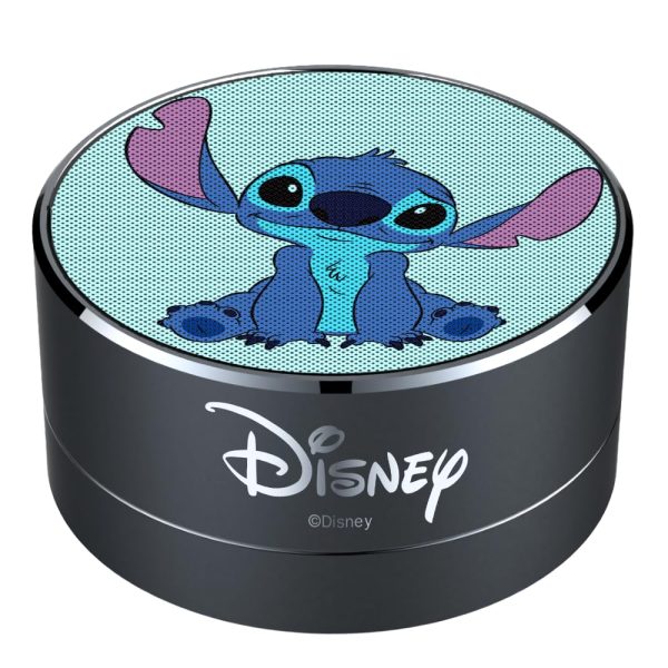 Altavoz Bluetooth Disney Stitch ERT GROUP, Altavoz Portátil de 3 W, Micrófono Incorporado y Radio FM, Ranura para Tarjeta Micro SD, Batería Recargable, Compatible con Teléfonos, Tabletas y más Embalaje Deteriorado Sale