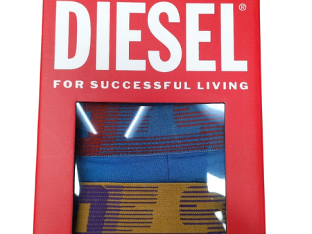 (Falta 1, el color Navy - Incluye 2) Talla: S - Pack de 3 Calzoncillos Diesel para Hombre, Azul, Amarillo y Navy Embalaje Deteriorado Online now