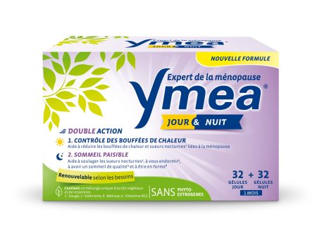 Ymea Día y Noche - Complemento Alimenticio para la Menopausia - 64 cápsulas Embalaje Deteriorado (Cad: 30 09 2025) Online Sale