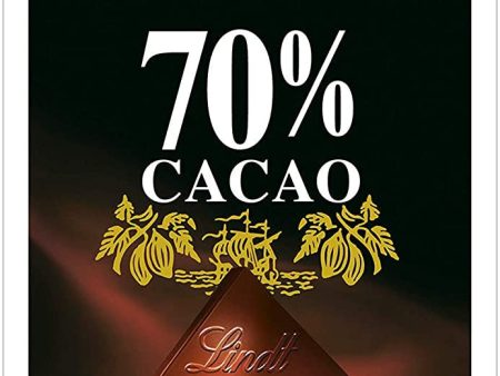 Lindt Excellence Tableta de chocolate negro 70% cacao, 100g Embalaje Deteriorado Supply