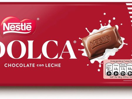 Tabletas de Chocolate con Leche Nestlé Dolca - 100g Embalaje Deteriorado Cheap