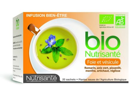 Infusión Nutrisanté Orgánica Hígado y Vesícula 20 bolsitas Embalaje Deteriorado (Cad: 28 02 2026) Cheap