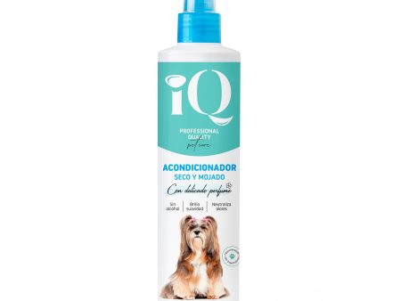 iQ Pet Care - Acondicionador Seco y Mojado para Mascotas – Brillo, Suavidad y Cuidado sin Irritación - Spray - 300 ml Embalaje Deteriorado (Cad: 12 09 2028) Sale